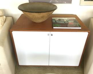 MCM  2 Door Cabinet 34"w 22"d 25"h