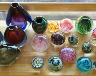 Glass Paperweights