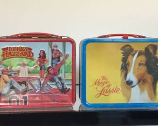 Charlies Angels....Dukes of Hazzard....Gentle Ben....                               The Magic of Lassie.....(above boxes without thermos)