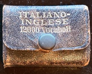 Vintage Italian - English Dictionary 