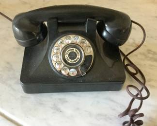 North Electric Mfg. Co. Vintage Art Deco Pyramid Dial Telephone