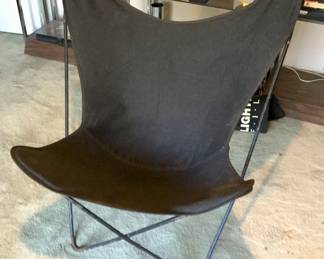 Vintage Butterfly Chair w/black fabric