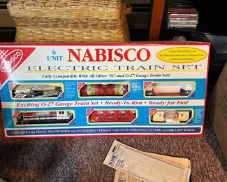 NEW NABISCO TRAIN SET VINTAGE