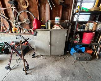 TOOLS & METAL CABINET