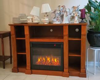 Entertainment fireplace