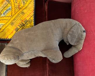 Sweet old elephant stuffed child’s toy