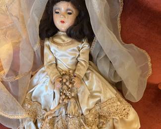 Old bride doll