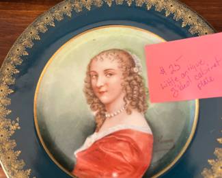 Lovely German Cabinet plate with gilding 