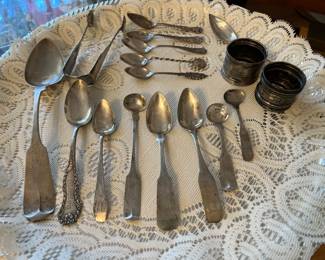 Coin silver and sterling 