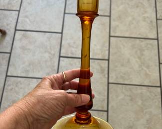 Nice Amber candle stick