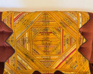 Old cigar band quilt 