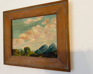 Beautiful old oil painting