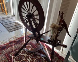 Old spinning wheel