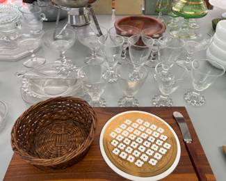 Candlewick, Briard snack board,  etc