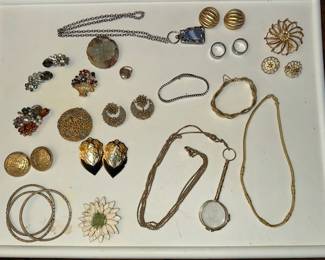 Vintage Costume and some fine jewelry