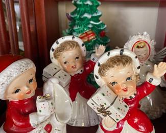 Vintage porcelain carolers