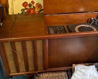 Vintage Motorola Radio Record Player Cabinet