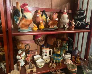 Vintage Copley Roosters