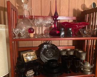 Vintage Black Depression Glass