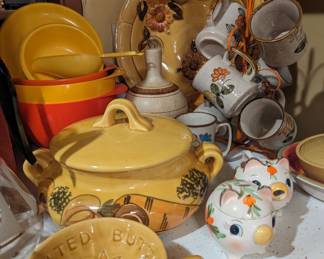 Vintage Stoneware and Kitchenware