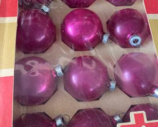 Vintage Shiny Bright Christmas Ornaments