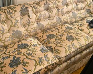 Vintage floral couch and loveseat