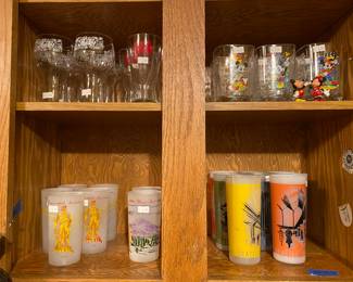 Vintage Oregon Glasses, Vintage Seattle World's Fair Glasses