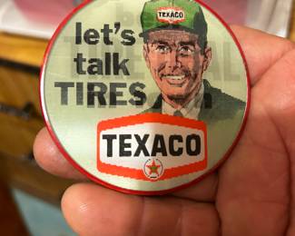 Vintage Texaco Lenticular Badge/Pin