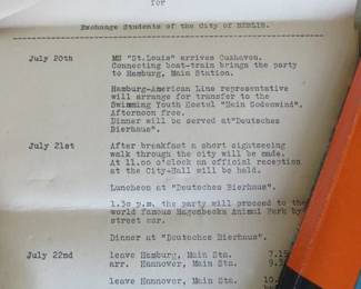 Itinerary for Exchange Student in the City of Berlin