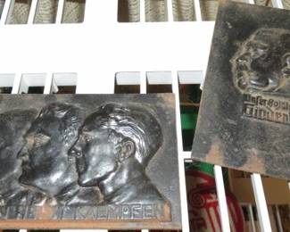 Bust Plaque of Hitler, Goring & Goebbels