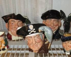 Collection Vintage Royal Doulton Toby Mug Pitchers