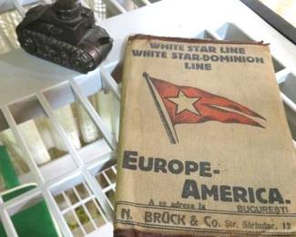 1910 White Star Dominion Titanic Passenger Ticket Envelope Holder 