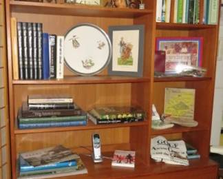 Domino Mobler Mid Century Modern Danish Teak Bookshelf Cabinet 