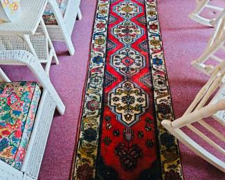 Persian runner 13’ x 27 1/2”
