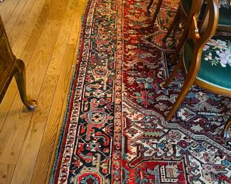  Persian Heriz rug, 12x9