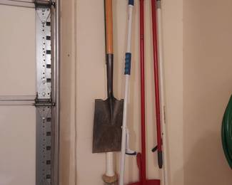 Shovel, sweeper & mop