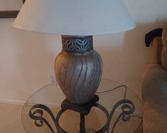 2nd end tables & 2 lamps