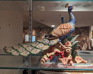 Fitz & Floyd Peacock