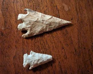Vintage arrow heads