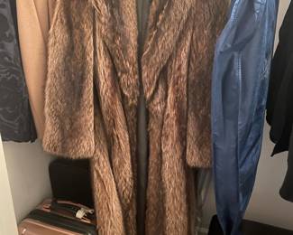 Full length Racoon coat