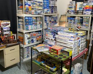 Massive collection of new model airplane kits - Brands including Trumpeter, Hasegawa, Eduard, Tamiya, PCM, Kinetic, GWH, Monogram, Kitty Hawk, Academy, and many more. 