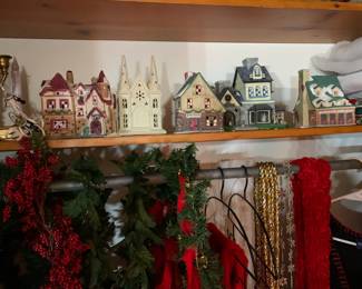 Christmas garland and other decorations