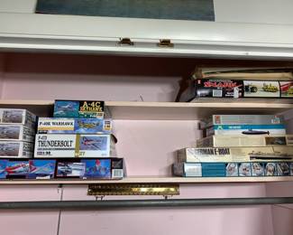 Massive collection of new model airplane kits - Brands including Trumpeter, Hasegawa, Eduard, Tamiya, PCM, Kinetic, GWH, Monogram, Kitty Hawk, Academy, and many more. 