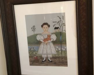 Needlecrafted Girl in White