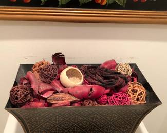 Potpourri in Metal Container
