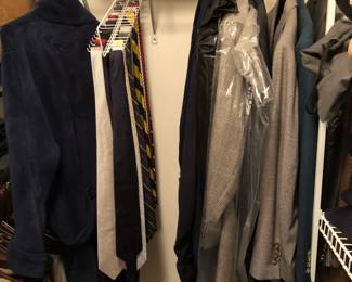 Gentleman's Closet ~ Suit jackets & Ties
