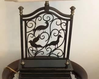 2nd Bedroom Metal Handcrafted Bird lamp