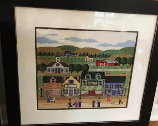 Needelcrafted Amish Town Scene