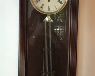 Sligh Chiming Hand Wound Wall Clock