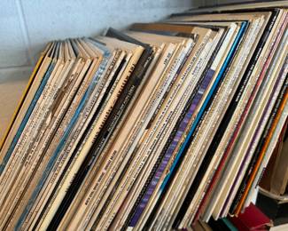 Vintage record albums